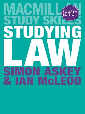 Studying Law - ebook